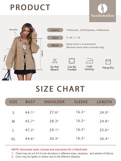 Foto 6 | Foto 6 | Jersey Tipo Cárdigan Saodimallsu Para Mujer Con Lazo En La Parte Delantera Y Manga Abullonada - Venta Internacional.