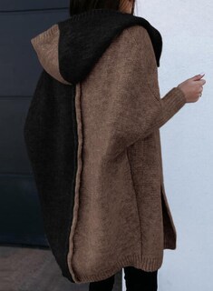 Foto 5 | Foto 5 | Suéter Tipo Cárdigan Astylish Boyfriend Para Mujer, Color Block Black - Venta Internacional.