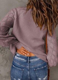 Foto 3 | Foto 3 | Suéter Tipo Cárdigan Elegante Para Mujer, Punto Morado Con La Parte Delantera Abierta - Venta Internacional.