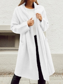 Foto 2 | Foto 2 | Cárdigan Saodimallsu Para Mujer, De Gran Tamaño, Con Capucha, Largo, Blanco - Venta Internacional.