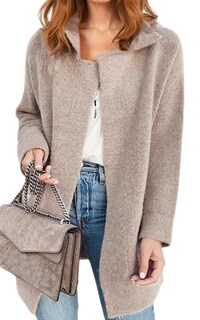 Foto 1 | Foto 1 | Jersey De Punto Ecowish Para Mujer, Otoño-invierno, Color Camel, Talla M - Venta Internacional.