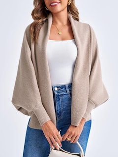 Foto 4 | Foto 4 | Jersey Tipo Cárdigan Saodimallsu De Punto Grueso Con Parte Delantera Abierta Para Mujer - Venta Internacional.