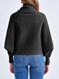Foto 5 | Foto 5 | Jersey Tipo Cárdigan Saodimallsu Con La Parte Delantera Abierta Batwing Para Mujer - Venta Internacional.