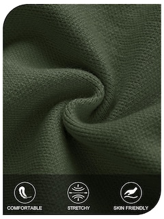Foto 5 | Foto 5 | Jersey Tipo Cárdigan Merokeety Para Mujer, Talla Extragrande, Color Verde Militar, Xl - Venta Internacional.