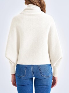 Foto 5 | Foto 5 | Chaqueta Saodimallsu De Punto Grueso Con Parte Delantera Abierta, Color Blanco - Venta Internacional.