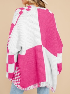 Foto 5 | Foto 5 | Jersey Tipo Cárdigan Saodimallsu A Cuadros A Cuadros Para Mujer - Venta Internacional.