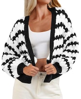 Jersey Tipo Cárdigan Saodimallsu Con Corte En La Parte Delantera Abierta Para Mujer - Venta Internacional.