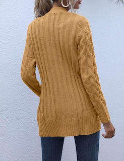 Foto 4 | Foto 4 | Jersey Tipo Cárdigan Merokeety para Mujer de Punto Trenzado - Venta Internacional