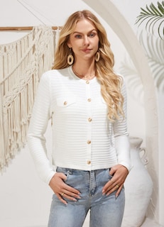Foto 3 | Foto 3 | Cárdigan Grace Karin - Jersey De Ganchillo De Verano Para Mujer, Color Blanco, Talla M - Venta Internacional.