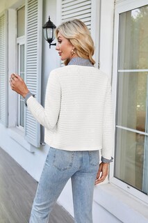 Foto 6 | Foto 6 | Cárdigan Grace Karin - Jersey De Ganchillo De Verano Para Mujer, Color Blanco, Talla M - Venta Internacional.