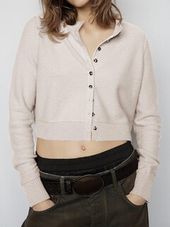 Foto 5 | Foto 5 | Jersey Tipo Cárdigan Saodimallsu Para Mujer, Ligero, Beige - Venta Internacional.