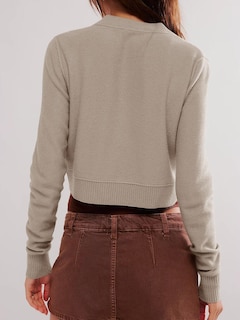 Foto 6 | Foto 6 | Jersey Tipo Cárdigan Saodimallsu Para Mujer, Ligero, Con Botones - Venta Internacional.