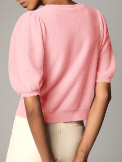 Foto 5 | Foto 5 | Chaqueta Saodimallsu Puff de Manga Corta Rosa para Mujer - Venta Internacional