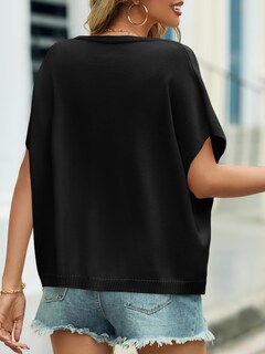 Foto 5 | Foto 5 | Cárdigan Saodimallsu Punto Negro para Mujer - Venta Internacional