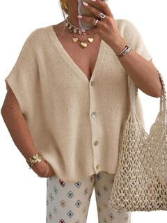 Foto 1 | Foto 1 | Cárdigan Saodimallsu de Verano con Cuello V para Mujer- Venta Internacional