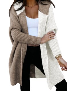 Foto 1 | Foto 1 | Cárdigan con Capucha Astylish Caqui para Mujer - Venta Internacional