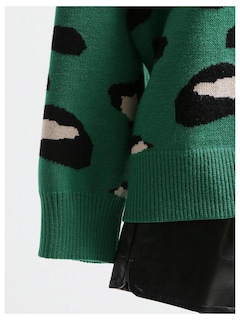 Foto 3 | Foto 3 | Suéter Con Cuello En V Y Estampado De Tigre De Leopardo Para Mujer, Wdirara - Venta Internacional.