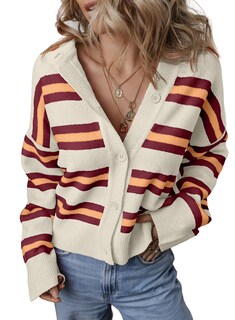 Foto 1 | Foto 1 | Jersey Tipo Cárdigan Evaless 2024 Fashion Trend Para Mujer, Blanco, Xxl - Venta Internacional.