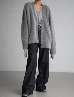 Foto 3 | Foto 3 | Jersey Tipo Cárdigan Yimoon Fuzzy Con Cuello En V Y Botones Para Mujer - Venta Internacional.