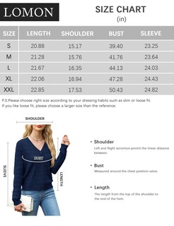 Foto 6 | Foto 6 | Jersey Tipo Cárdigan Lomon, Ligero, Cuello En V, Azul Marino, Xxl, Para Mujer - Venta Internacional.