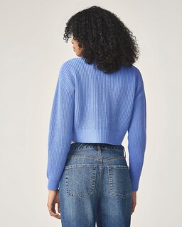 Foto 4 | Foto 4 | Chaqueta Florence By Mills Bright Side Cropped Ultramarine - Venta Internacional.