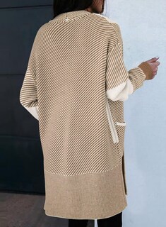 Foto 3 | Foto 3 | Cárdigan Astylish De Manga Larga A La Moda Para Mujer En Bloque De Colores - Venta Internacional.