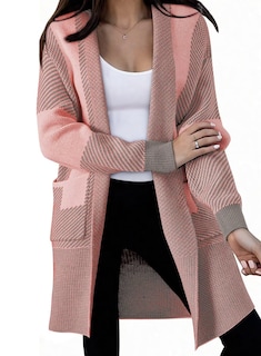Foto 1 | Foto 1 | Suéter Tipo Cárdigan Elegante Talla Grande Manga Larga Para Mujer - Venta Internacional.