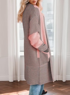 Foto 2 | Foto 2 | Jersey Tipo Cárdigan Astylish Chunky Para Mujer Color Rosa Claro Talla L - Venta Internacional.