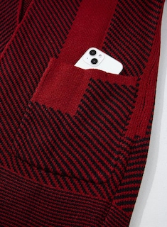 Foto 7 | Foto 7 | Suéter Astylish De Punto Extragrande Para Mujer Color Rojo Oscuro - Venta Internacional.