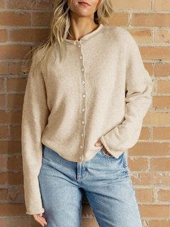 Foto 2 | Foto 2 | Jersey Tipo Cárdigan Saodimallsu Para Mujer Con Botones Color Albaricoque - Venta Internacional.