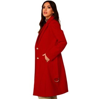 Foto 2 | Foto 2 | Abrigo Largo Roman Fashion 1796 color Rojo