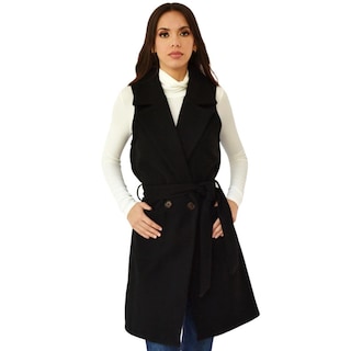 Foto 2 | Foto 2 | Abrigo Diseño Chaleco ROMAN FASHION AB-ELY-2140-NEGRO-ALL color Negro