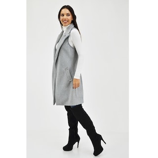 Foto 5 | Foto 5 | Chaleco con Solapa Roman Fashion Juvenil 2953 color Gris