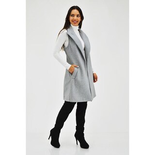 Foto 6 | Foto 6 | Chaleco con Solapa Roman Fashion Juvenil 2953 color Gris