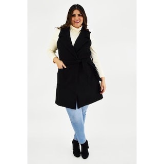 Foto 6 | Foto 6 | Abrigo Roman Fashion Negro para Mujer