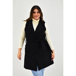 Foto 1 | Foto 1 | Abrigo Roman Fashion Negro para Mujer