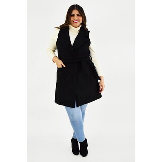 Foto 6 | Foto 6 | Abrigo Roman Fashion Negro para Mujer