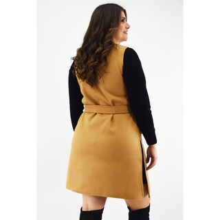 Foto 3 | Foto 3 | Chaleco De Doble Botonadura Roman Fashion /tallas Extras, 2002 (cafe) Cafe