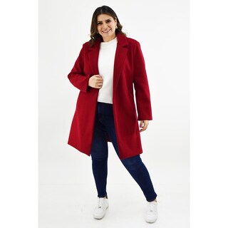 Foto 6 | Foto 6 | Abrigo Semi Formal Roman Fashion /tallas Extras, 2103 (rojo) Rojo