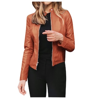 Foto 1 | Foto 1 | Venta Internacional- Chamarra Candy Leather Camel para Mujer