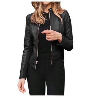 Foto 4 | Foto 4 | Venta Internacional- Chamarra Candy Leather Camel para Mujer
