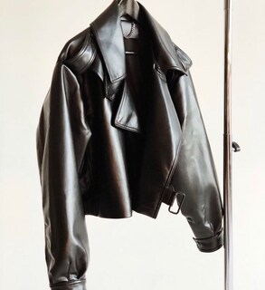 Foto 4 | Foto 4 | Venta Internacional-chaqueta Motera De Piel Sintética Para Mujer - Nergo