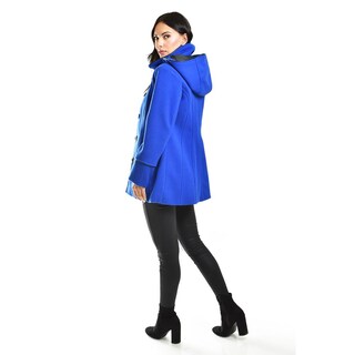 Foto 3 | Foto 3 | Abrigo Con Capucha Desmontable Roman Fashion /juvenil, 810 (azul Rey) Azul