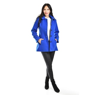 Foto 5 | Foto 5 | Abrigo Con Capucha Desmontable Roman Fashion /juvenil, 810 (azul Rey) Azul