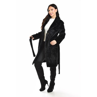Foto 2 | Foto 2 | Abrigo De Peluche Sintetico Roman Fashion /juvenil, 24203 (negro) Negro