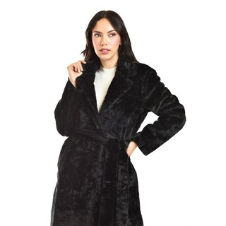 Foto 4 | Foto 4 | Abrigo De Peluche Sintetico Roman Fashion /juvenil, 24203 (negro) Negro