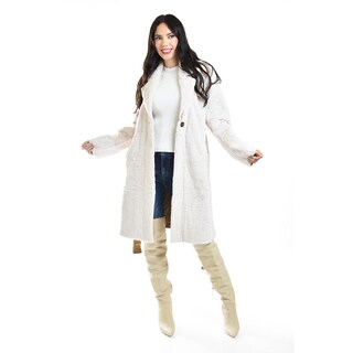 Foto 6 | Foto 6 | Abrigo De Peluche Sintetico Roman Fashion /juvenil, 24203 (hueso) Beige