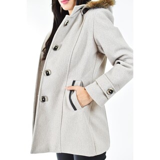 Foto 4 | Foto 4 | Abrigo Con Capucha Roman Fashion /juvenil, 1306 (beige) Beige