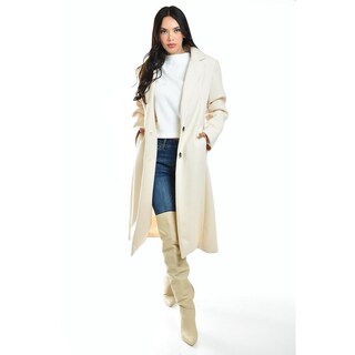 Foto 5 | Foto 5 | Abrigo Largo Roman Fashion /juvenil, 2055 (hueso) Beige