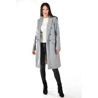 Foto 5 | Foto 5 | Abrigo Clasico Doble Botonadura Roman Fashion /juvenil, 4149 (gris) Gris